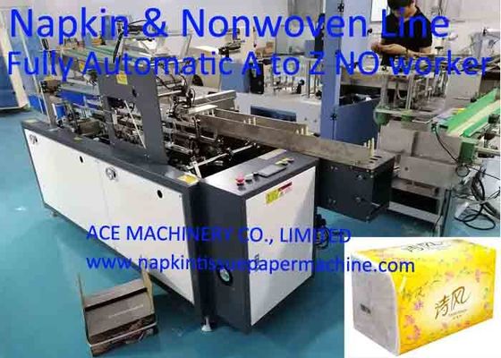 800 φύλλο/ελάχιστο 180x180mm γραμμή παραγωγής πετσετών εκτύπωσης 2 χρωμάτων